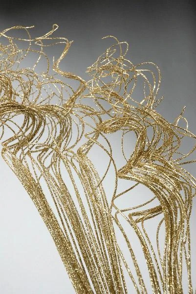 Natural Curly Ting GOLD SPARKLE (32 Stems) 27" 1 Natural Curly Ting GOLD SPARKLE (32 Stems) 27"