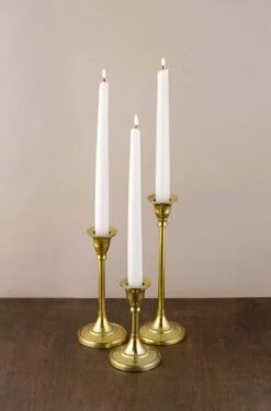 Taper Candlestick Gold 9in 7 Taper Candlestick Gold 9in -Comme Des Garcons Store candlestick gold sm 4 2