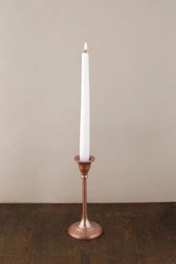 Taper Candlestick Rose Gold 7in 5 Taper Candlestick Rose Gold 7in -Comme Des Garcons Store candlestick rose gold m 1
