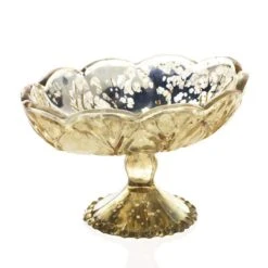Carraway Pedestal Dish 4.25" Gold 9 Carraway Pedestal Dish 4.25" Gold -Comme Des Garcons Store carrawaydish