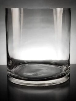 Glass Cylinder Vase 9" X 10"