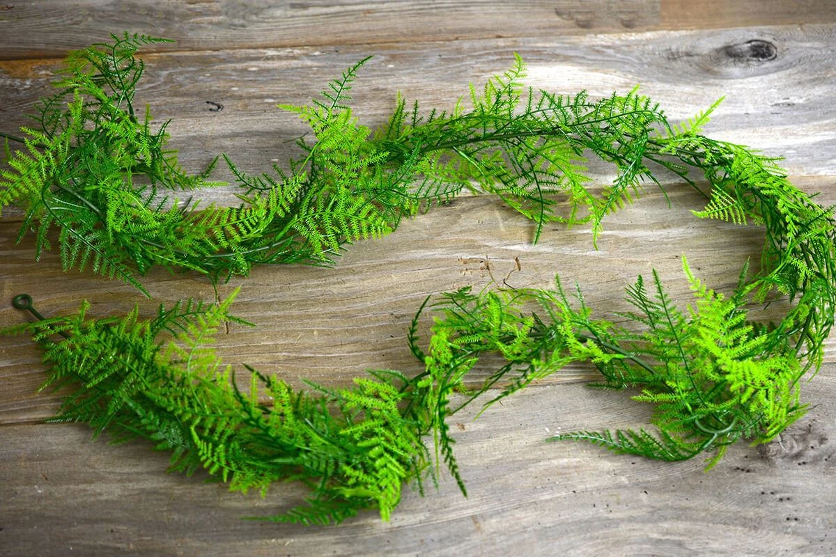 Asparagus Fern Garland Artificial 6ft 2 Asparagus Fern Garland Artificial 6ft - Image 2