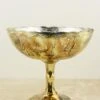 Desiray Glass Compote 7" X 8" Gold