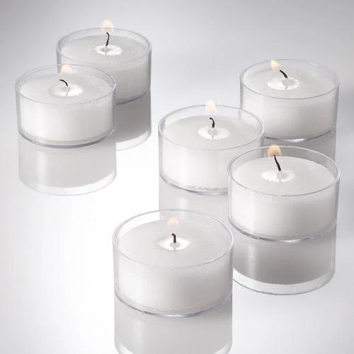 Richland Clear Cup Tealight Candles White Unscented Set Of 500 1 Richland Clear Cup Tealight Candles White Unscented Set Of 500