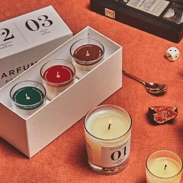 Set Of Three Votive Candles: 01, 02 & 03 2 Set Of Three Votive Candles: 01, 02 & 03 - Image 2
