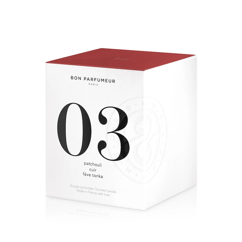 Candle 03: Patchouli, Leather & Tonka Bean 2 Candle 03: Patchouli, Leather & Tonka Bean - Image 2