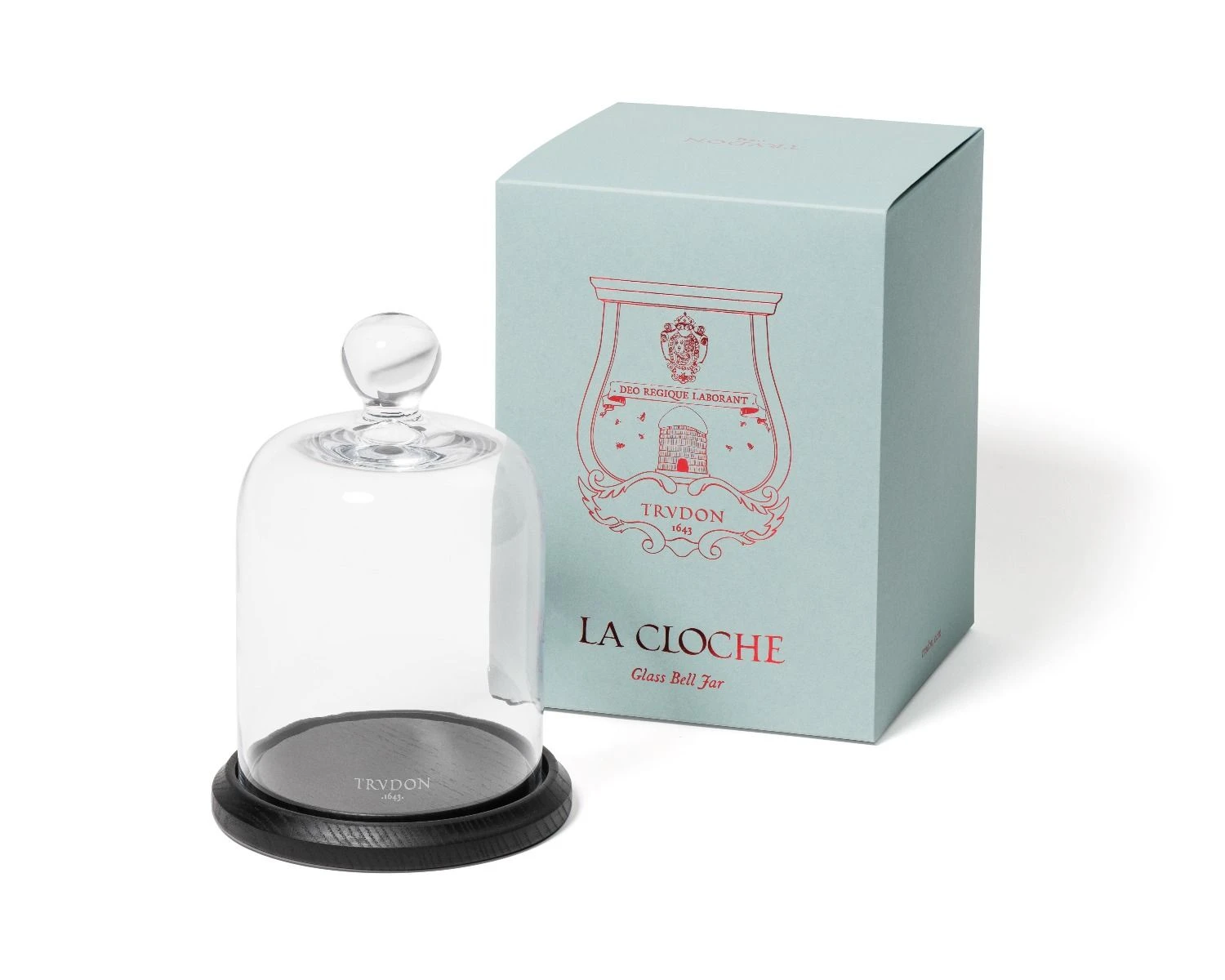 La Cloche Bell Jar & Wood Base 1 La Cloche Bell Jar & Wood Base