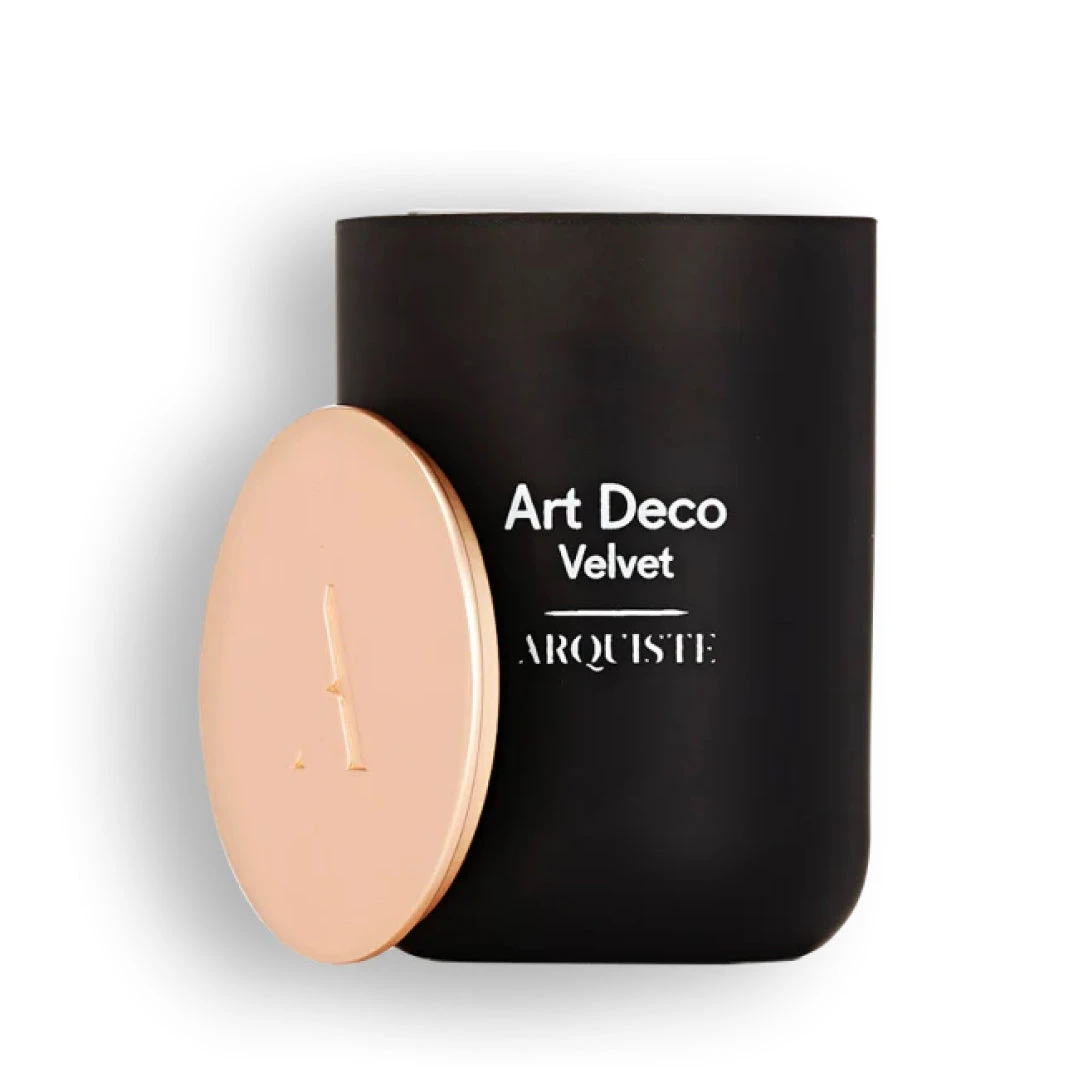 Art Deco Velvet Candle 2 Art Deco Velvet Candle - Image 2