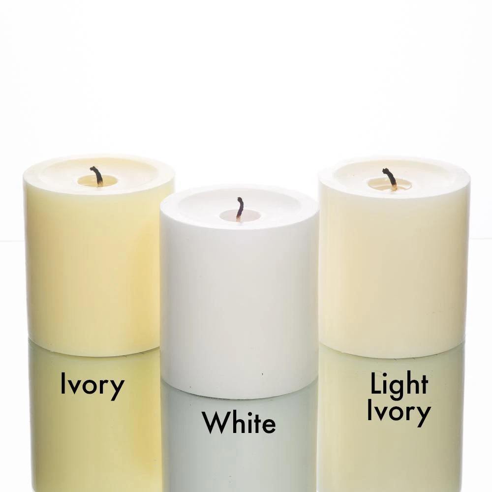 Richland 4" X 9" Light Ivory Pillar Candles Set Of 6 2 Richland 4" X 9" Light Ivory Pillar Candles Set Of 6 - Image 2