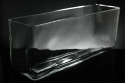 Long Glass Rectangle Vase 11.5" X 3.5"