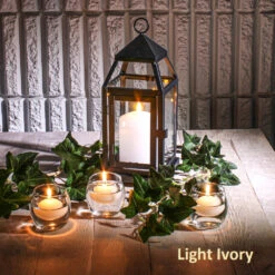 Eastland Grande Hurricane Holders & Richland Floating Candles 2" Set Of 24 15 Eastland Grande Hurricane Holders & Richland Floating Candles 2" Set Of 24 -Comme Des Garcons Store ltivoryfloat