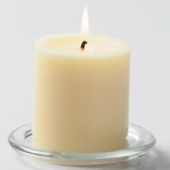 Richland Pillar Candles 3"x3" Ivory Set Of 12