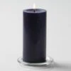 Richland Pillar Candles 3"x6" Navy Blue Set Of 12