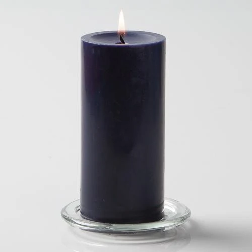 Richland Pillar Candles 3"x6" Navy Blue Set Of 12 1 Richland Pillar Candles 3"x6" Navy Blue Set Of 12