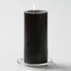 Richland Pillar Candles 3"x6" Black Set Of 12