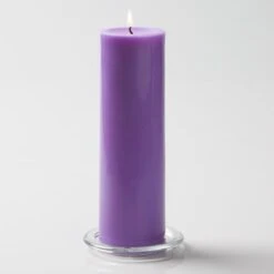Richland Pillar Candles 3"x9" Lavender Set Of 12