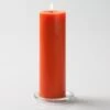 Richland Pillar Candles 3"x9" Orange Set Of 24