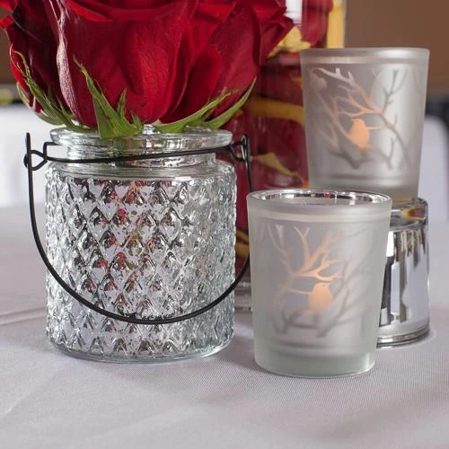 Eastland Hanging Mercury Patterned Holder 3.5" Set Of 12 5 Eastland Hanging Mercury Patterned Holder 3.5" Set Of 12 - Image 5