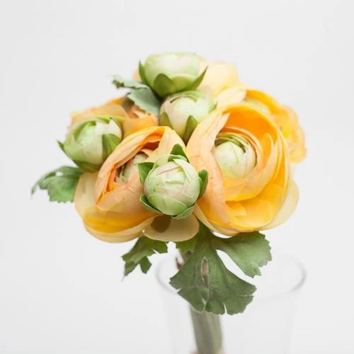Richland Orange Ranunculus 15" Set Of 6 2 Richland Orange Ranunculus 15" Set Of 6 - Image 2