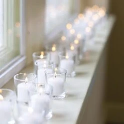 Richland Votive Candles & Eastland Clear Votive Holders Set Of 72