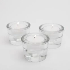Richland Multi-Use Tealight And Taper Holder Clear Set Of 72