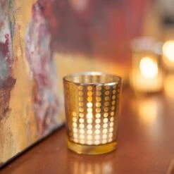 Richland Gold Dotted Glass Holder – Small Set Of 12 5 Richland Gold Dotted Glass Holder – Small Set Of 12 -Comme Des Garcons Store mg 5155 3