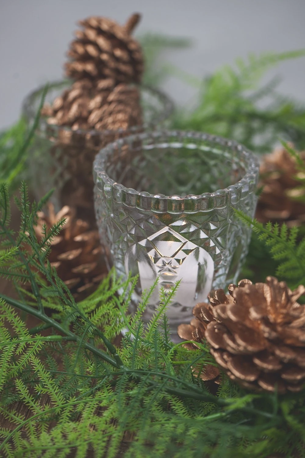 Richland Royal Textured Glass Votive Holder Grande Clear Set Of 36 2 Richland Royal Textured Glass Votive Holder Grande Clear Set Of 36 - Image 2