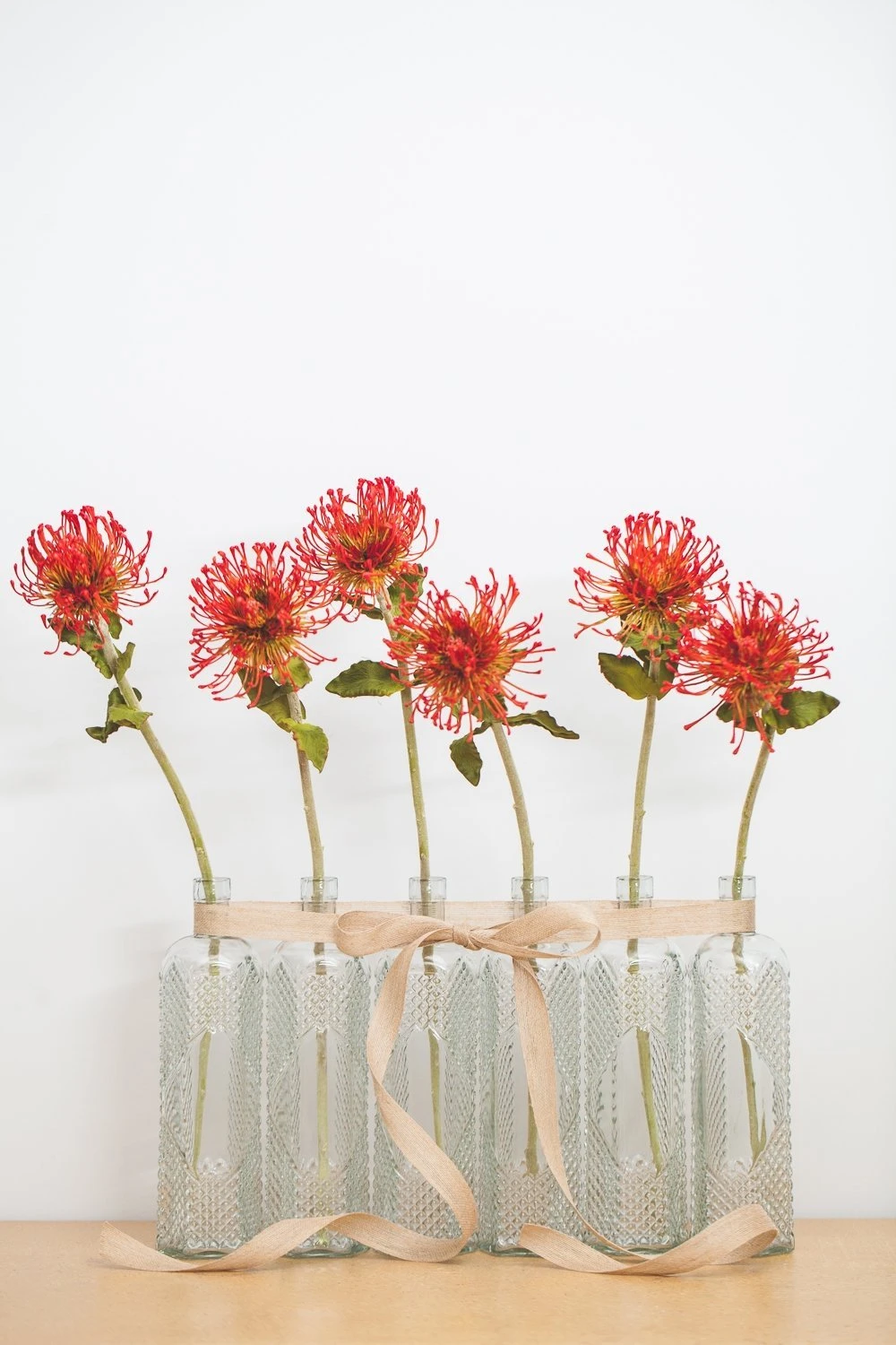 Richland Glass Textured Bottle Set Of 6 4 Richland Glass Textured Bottle Set Of 6 - Image 4