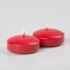 Richland Floating Candles 3" Red Set Of 12