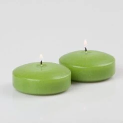 Richland Floating Candles 3" Green Set Of 96