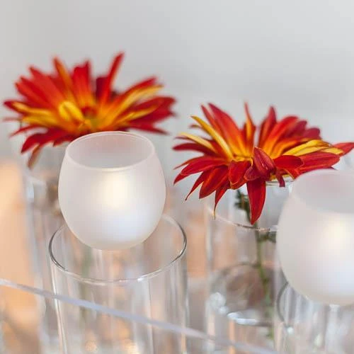 Eastland Petite Hurricane Votive Candle Holder Frosted Set Of 144 3 Eastland Petite Hurricane Votive Candle Holder Frosted Set Of 144 - Image 3