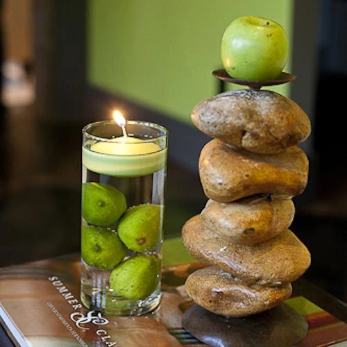 Richland Floating Candles 3" Green Set Of 96 2 Richland Floating Candles 3" Green Set Of 96 - Image 2
