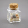 Mini Glass Bottle Square With Cork 1.4oz (Pack Of 24)