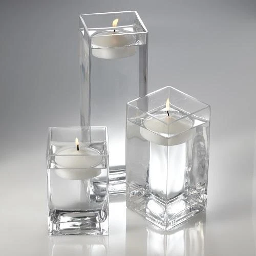 Richland Floating Candles & Eastland Square Holders Set Of 18 1 Richland Floating Candles & Eastland Square Holders Set Of 18