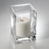 Richland Pillar Candle 3" & Eastland Square Holder 6" Set Of 12