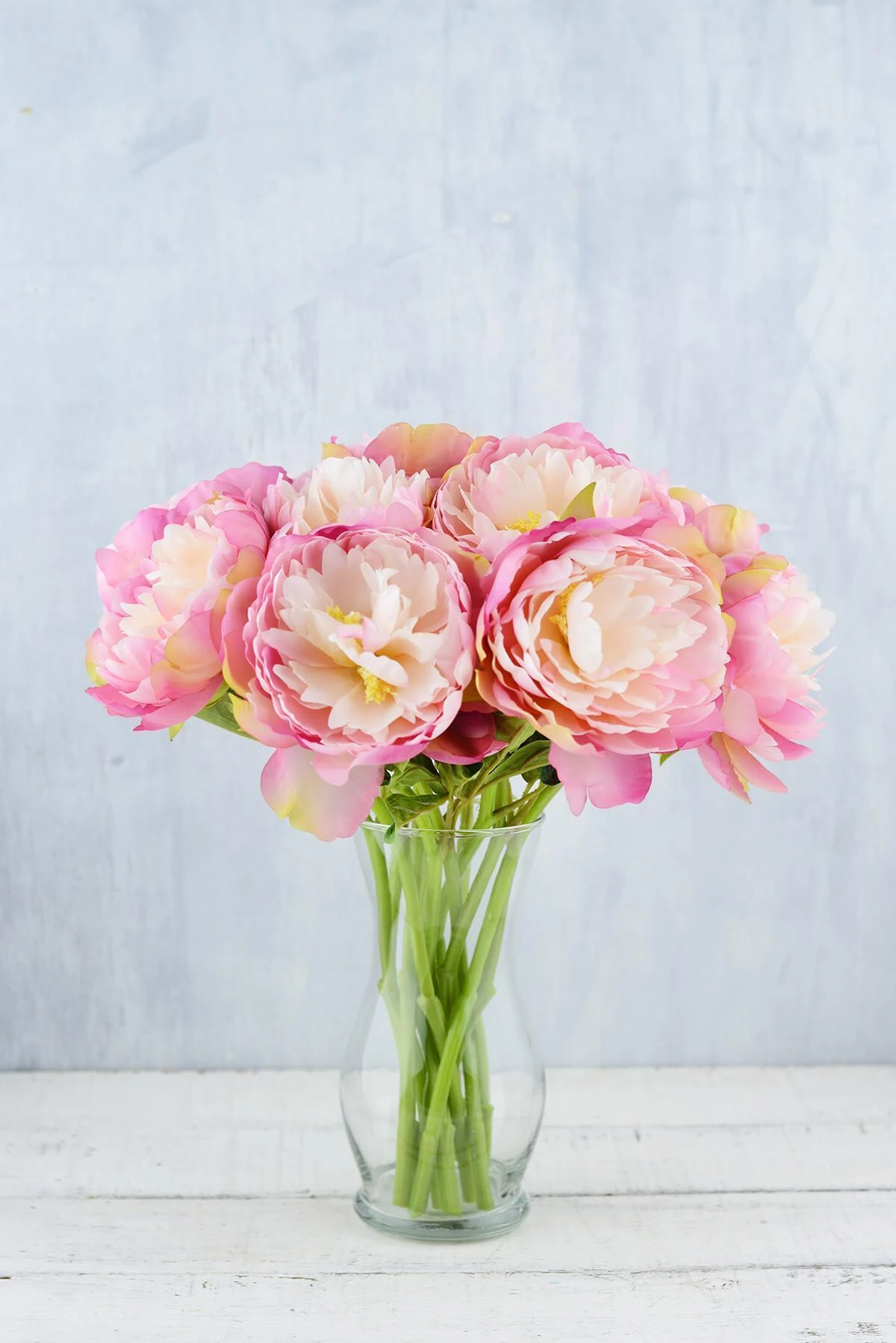 12 Pink & Mauve Peony Flowers 1 12 Pink & Mauve Peony Flowers
