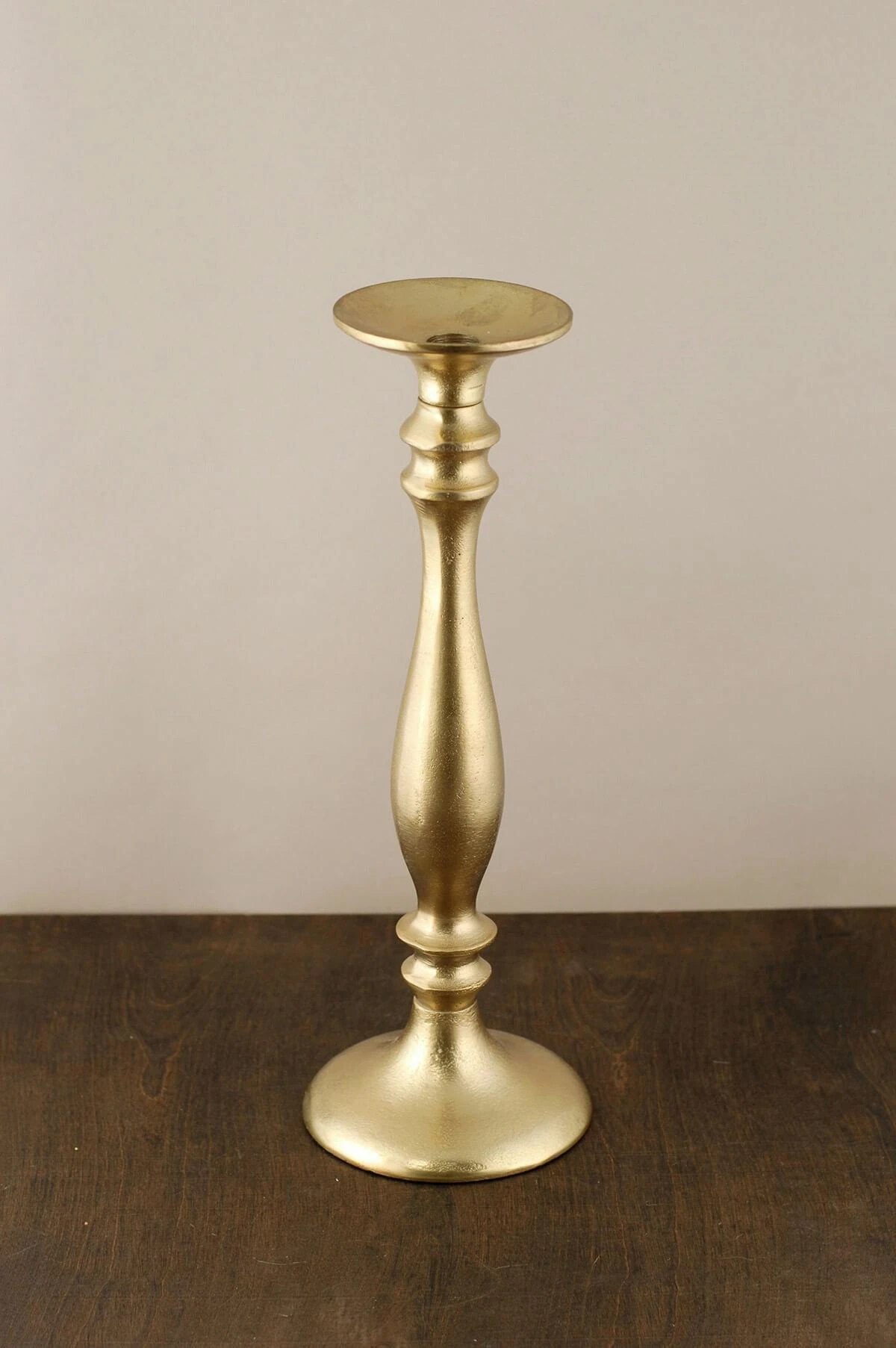 Pillar Candle Holder Gold 15.5in 2 Pillar Candle Holder Gold 15.5in - Image 2