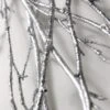 Glittered Silver Birch Tree Branch Bundle 3-4 Ft (4 Branches)