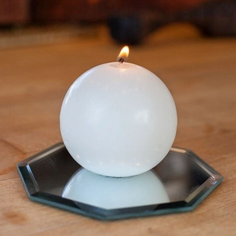 Richland Sphere Candle 3" White Set Of 24 2 Richland Sphere Candle 3" White Set Of 24 - Image 2