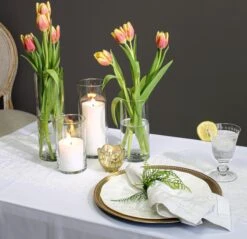 Gold Carraway Votive Holders Set Of 6 8 Gold Carraway Votive Holders Set Of 6 -Comme Des Garcons Store springtablescape