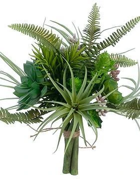 Artificial Succulent Garden Bouquet In Green Tones 4 Artificial Succulent Garden Bouquet In Green Tones - Image 4