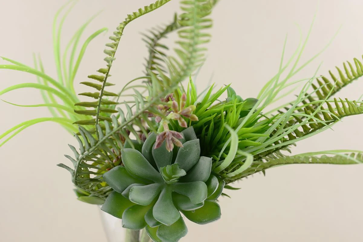 Artificial Succulent Garden Bouquet In Green Tones 3 Artificial Succulent Garden Bouquet In Green Tones - Image 3