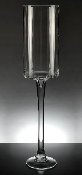 Cylinder Pedestal Vase Thick Glass 24 Inch 1 Cylinder Pedestal Vase Thick Glass 24 Inch