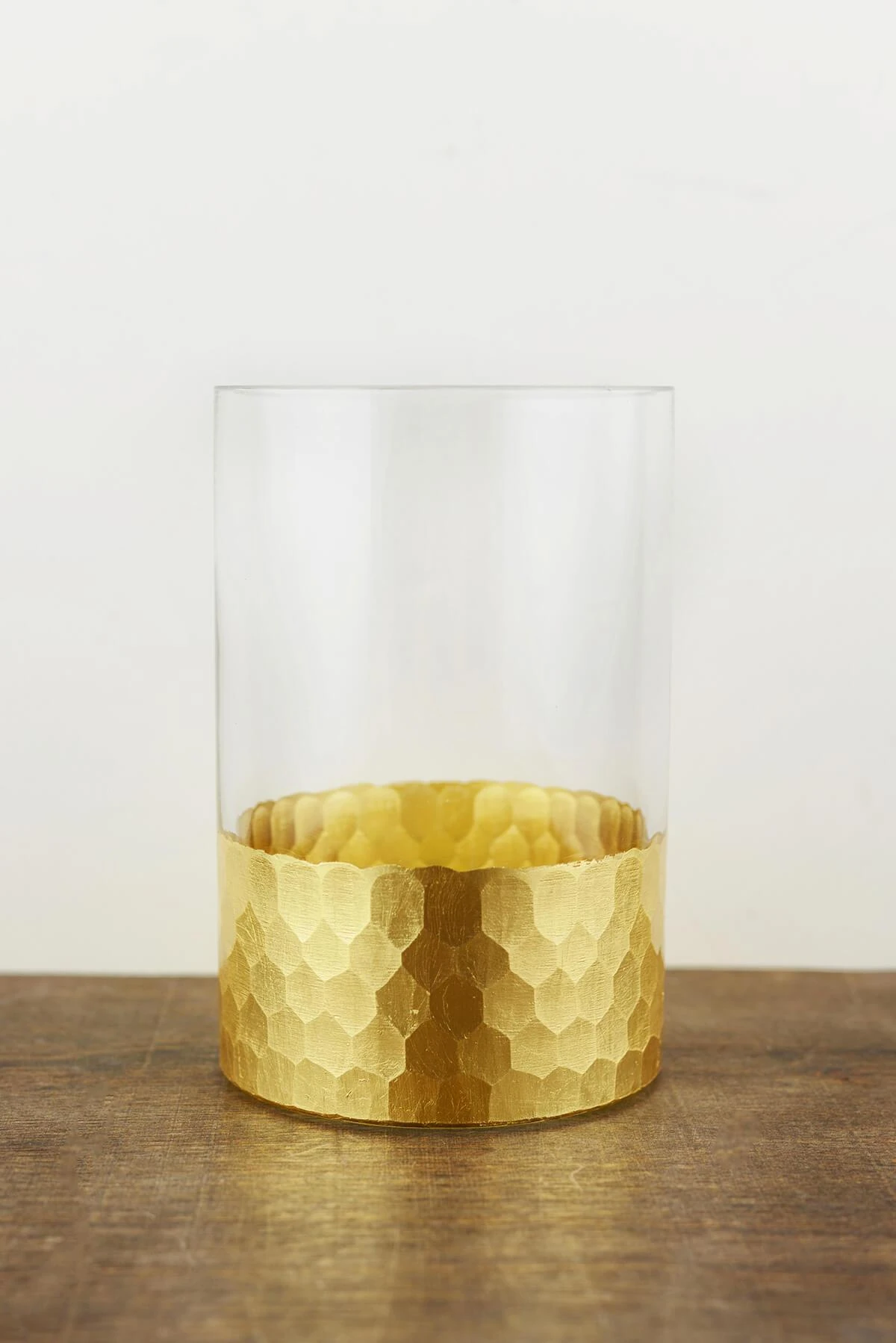 Elsa Vase & Candle Holder 6" With Gold-Dipped Finish 1 Elsa Vase & Candle Holder 6" With Gold-Dipped Finish