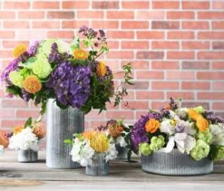 Norah Corrugated Zinc Vase 7" 7 Norah Corrugated Zinc Vase 7" -Comme Des Garcons Store vase metal corrugated norah 7 25in A